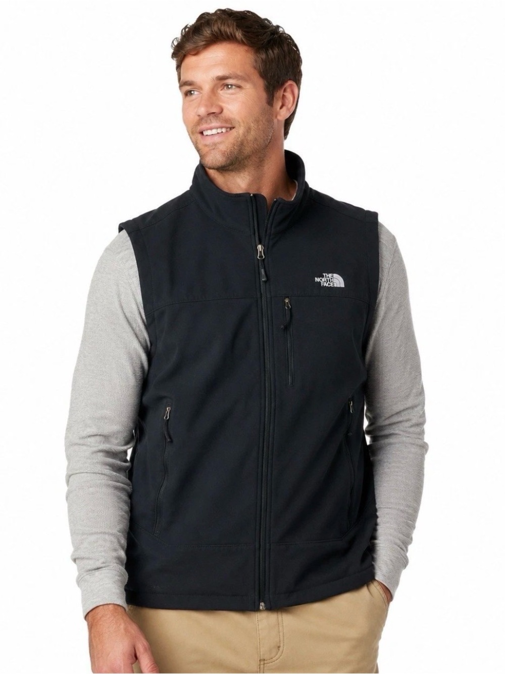 The North Face Men’s Apex Bionic Vest, Black Windproof Softshell Gorpcore, XL